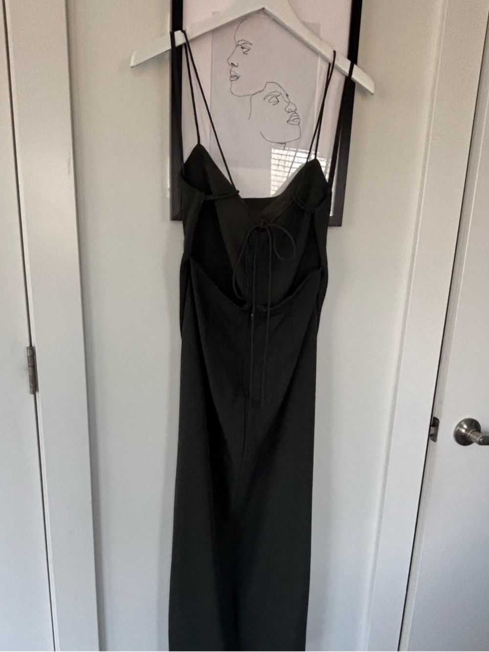 BHLDN 'Gavin' dress dark olive midi size 6 - Picture 7 of 9